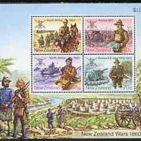 New Zealand 1984 NZ Military History perf m/sheet unmounted mint, SG MS 1356