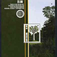 New Zealand 1989 Native Trees perf m/sheet unmounted mint, SG MS 1515