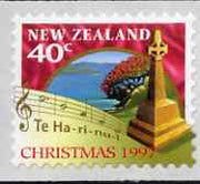 New Zealand 1997 Christmas 40c self-adhesive stamp unmounted mint, SG 2103