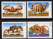 Cyprus 2001 Crabs perf set of 4 unmounted mint SG1017-20*