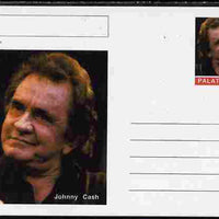 Palatine (Fantasy) Personalities - Johnny Cash postal stationery card unused and fine