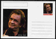 Palatine (Fantasy) Personalities - Johnny Cash postal stationery card unused and fine
