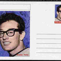 Palatine (Fantasy) Personalities - Buddy Holly postal stationery card unused and fine
