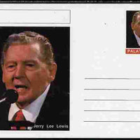 Palatine (Fantasy) Personalities - Jerry Lee Lewis postal stationery card unused and fine