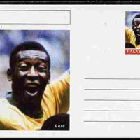 Palatine (Fantasy) Personalities - Pele (football) postal stationery card unused and fine