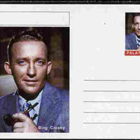 Palatine (Fantasy) Personalities - Bing Crosby postal stationery card unused and fine