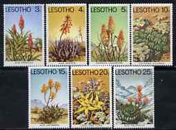 Lesotho 1977 Aloes & Succulents perf set of 7 unmounted mint, SG 322-28