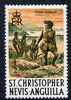 St Kitts-Nevis 1970-74 Pirates & Treasure 0.5c,from def set unmounted mint, SG 206