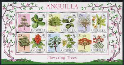 Anguilla 1976 Flowering Trees perf m/sheet unmounted mint, SG MS 247