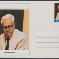 Palatine (Fantasy) Personalities - Barnes Wallis postal stationery card unused and fine