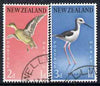 New Zealand 1959 Health - Teal & Stilt set of 2 fine used, SG 776-77