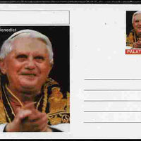 Palatine (Fantasy) Personalities - Pope Benedict postal stationery card unused and fine