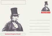 Palatine (Fantasy) Personalities - Isambard Kingdom Brunel postal stationery card unused and fine