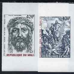 Mali 1978 Easter (Works by Durer) unmounted mint imperf set of 2 from limited printing (as SG 630-31