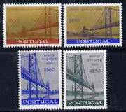 Portugal 1966 Inauguration of Salazar Bridge perf set of 4 unmounted mint, SG 1294-97