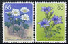 Japan 1985 Alpine Plants (5th issue) perf set of 2 unmounted mint, SG 1802-3