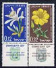 Israel 1960 12th Anniversary of Independence perf set of 2 (with tabs) unmounted mint SG 188-89