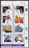Micronesia 1994 Pioneers of Flight (3rd series) perf set of 8 in se-tenant block unmounted mint, SG 364a