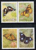 Micronesia 1993 Butterflies perf set of 4 (2 se-tenant pairs) unmounted mint, SG 333-36