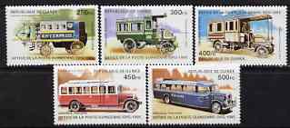 Guinea - Conakry 1995 Veteran Omnibuses perf set of 5 unmounted mint, SG 1676-60