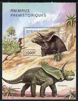 Guinea - Conakry 1997 Prehistoric Animals perf m/sheet unmounted mint