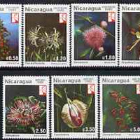 Nicaragua 1982 Woodland Flowers perf set of 7 unmounted mint, SG 2415-21