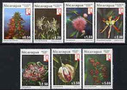 Nicaragua 1982 Woodland Flowers perf set of 7 unmounted mint, SG 2415-21