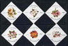 Nicaragua 1986 Wild Roses complete diamond shaped set of 6 unmounted mint, SG 2718-23