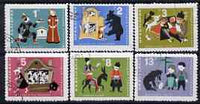 Bulgaria 1964 Folk Tales perf set of 6, cto used SG 1434-39