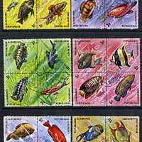 Burundi 1974 Fish 'postage' set of 24 cto used, SG 917-40