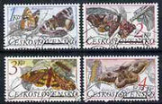 Czechoslovakia 1987 Butterflies & Moths set of 4 cto used, SG 2871-74, Mi 2902-05