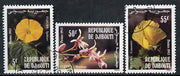 Djibouti 1983 Flowers perf set of 3 fine cto used, SG 878-80