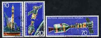 Germany - East 1975 Apollo-Soyuz Space Link perf set of 3 fine cto used, SG E1798-1800