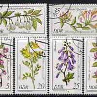 Germany - East 1981 Rare plants perf set of 6 fine cto used, SG E2288-93
