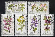 Germany - East 1981 Rare plants perf set of 6 fine cto used, SG E2288-93