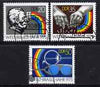 Germany - East 1975 International Braille Year perf set of 3 fine cto used, SG E1806-08