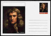 Palatine (Fantasy) Personalities - Isaac Newton postal stationery card unused and fine