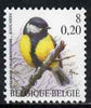 Belgium 2000-01 Birds #4 Blue Tit 8f/0.20 Euro dual currency unmounted mint, SG 3543