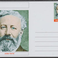 Palatine (Fantasy) Personalities - Jules Verne postal stationery card unused and fine