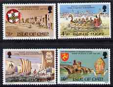 Isle of Man 1974 Historical Anniversaries perf set of 4 unmounted mint, SG 50-53