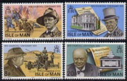 Isle of Man 1974 Churchill Centenary perf set of 4 unmounted mint, SG 54-57