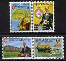 Isle of Man 1975 Death Anniversary of Sir George Goldie perf set of 4 unmounted mint, SG 67-70