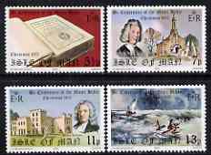 Isle of Man 1975 Christmas & Bicentenary of Manx Bible perf set of 4 unmounted mint, SG 71-74