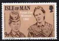 Isle of Man 1981 Centenary of Manx Women's Sufferage unmounted mint, SG 201