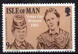 Isle of Man 1981 Centenary of Manx Women's Sufferage unmounted mint, SG 201