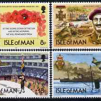 Isle of Man 1981 60th Anniversary of Royal British Legion perf set of 4 unmounted mint, SG 205-8