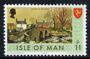 Isle of Man 1973-75 Monk's Bridge 11p (from def set) unmounted mint, SG 29