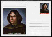 Palatine (Fantasy) Personalities - Nicolaus Copernicus postal stationery card unused and fine