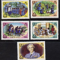 Belize 1985 Youth Year & Guides set of 5 unmounted mint (SG 815-9)*