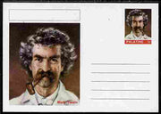 Palatine (Fantasy) Personalities - Mark Twain postal stationery card unused and fine